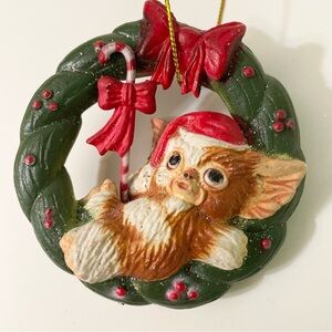 Vintage 1984 Rubber Gremlins Gizmo Christmas Ornament WB